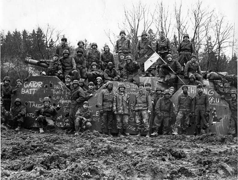 may0603_TS5.jpg - Ted Prescott - E Troop - WTA - 1985 - Troop E assembled at end of training during a trip to Wildflecken.