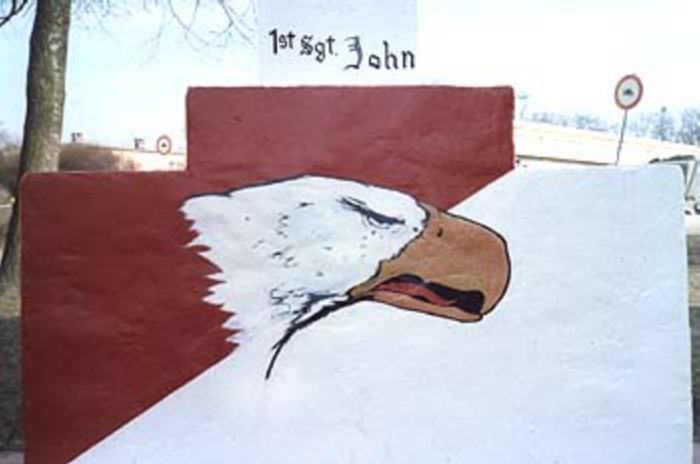 apr1303_TS12.jpg - Todd Stach - E Troop - Daley - 1986 - A close up view of the Eagle.