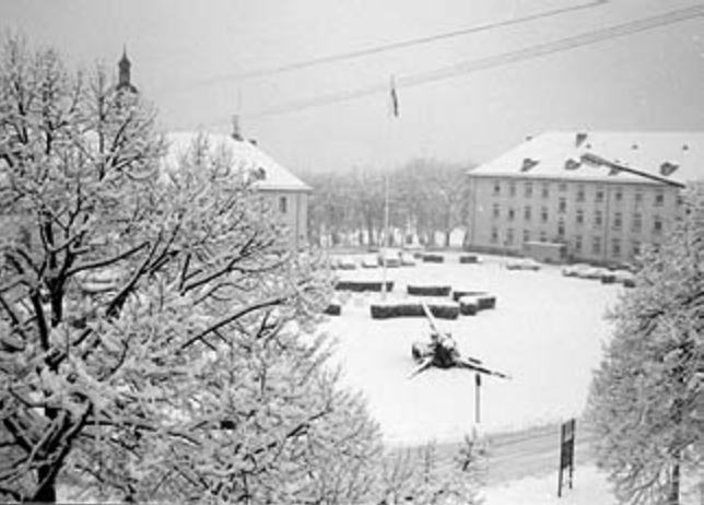 apr1303_TS13.jpg - Todd Stach - E Troop - Daley - 1985 - Winter view out my window looking toward Dining Facility.