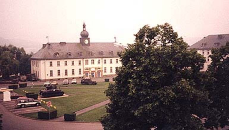 apr1303_TS17.jpg - Todd Stach - E Troop - Daley - 1986 - View towards the Dining Facility in the Spring.