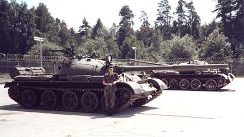 may0603_TS54.jpg - Todd Stach - E Troop - GTA - 1986 - P Hansen by part of the GTA OPFOR force.