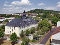 Kaserne (8)  The only remaining building of the "upper" kaserne.  Formerly the 2/11 Cav messhall, it is now admin offices for the city.